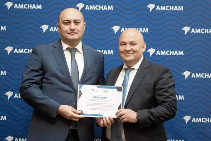 Специальная награда iTech Group на майском бизнес-ланче AmCham (22 мая 2025)