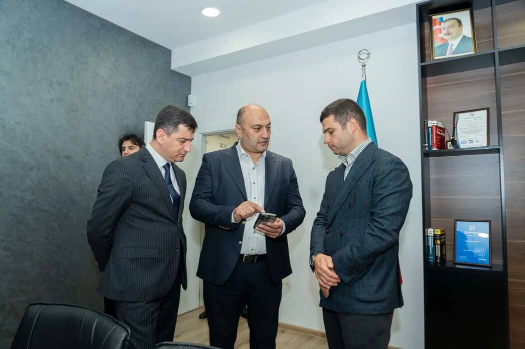 Председатель KOBİA Орхан Мамедов и основатель Marsol Турал Мустафаев посетили iTech Group