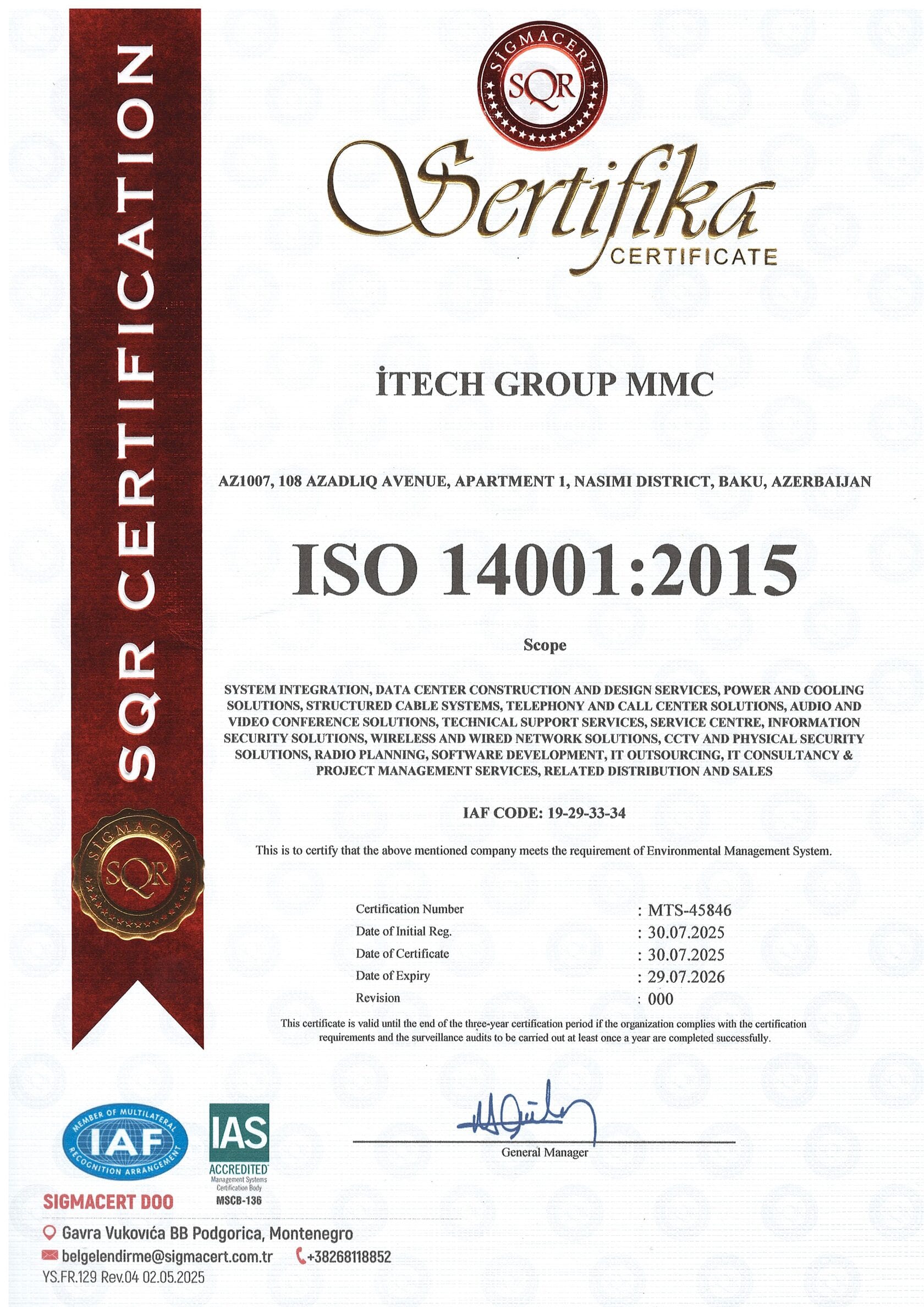 ISO 14001:2015