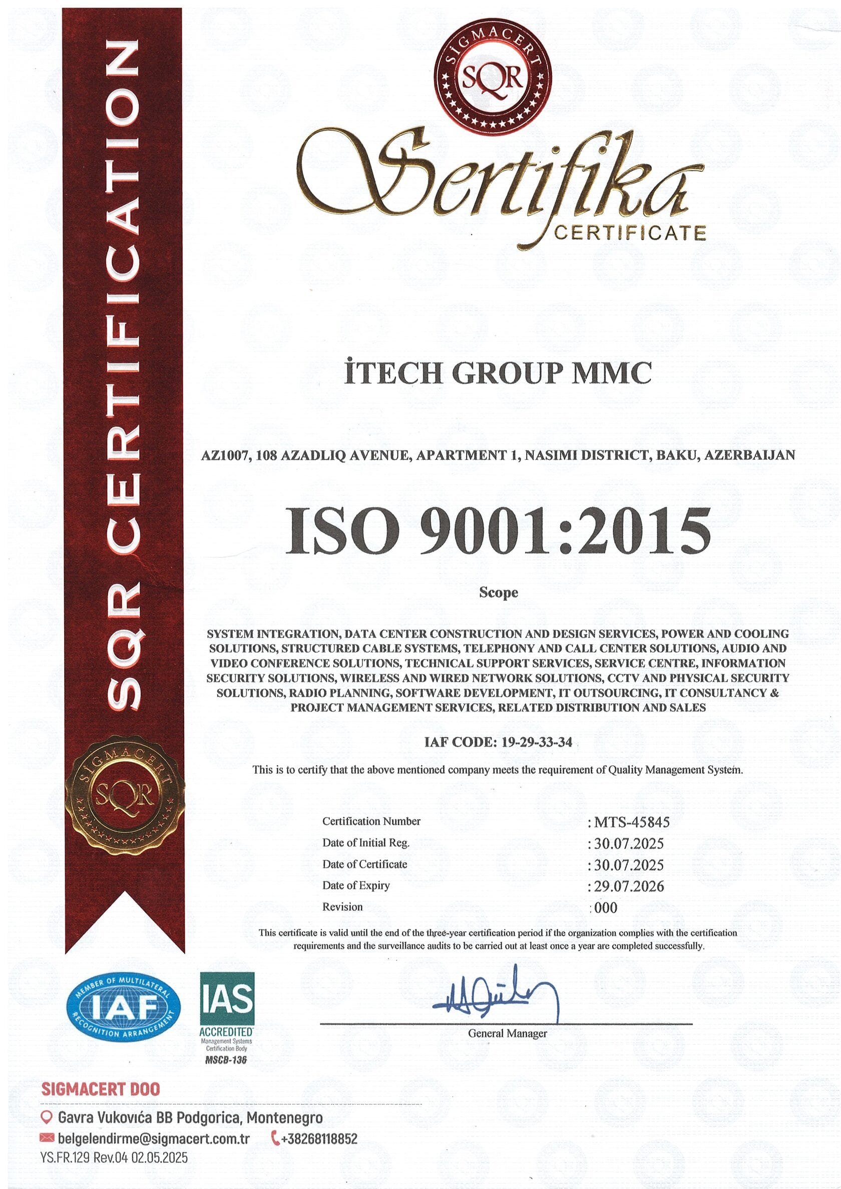 ISO 9001:2015